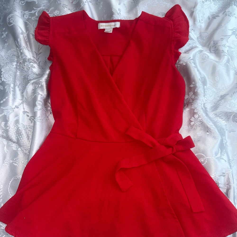 Monteau‎ Vibrant Red Dress